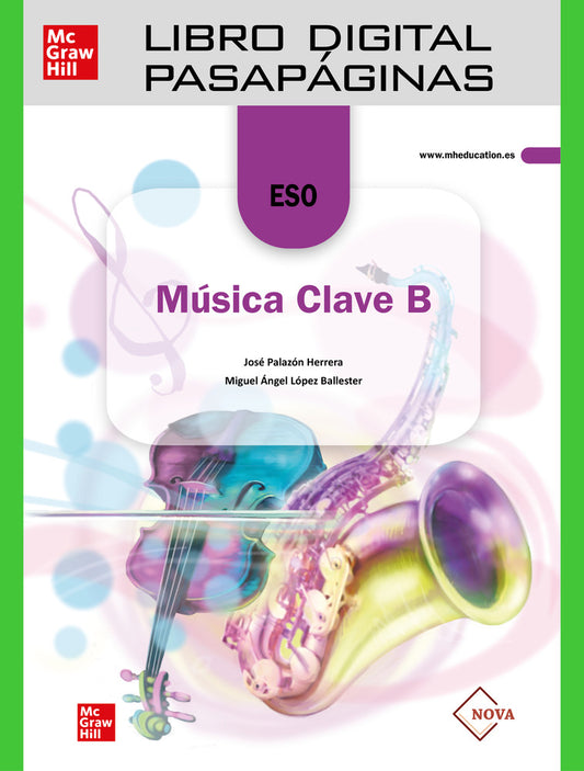 Libro digital pasapáginas Música Clave B. NOVA