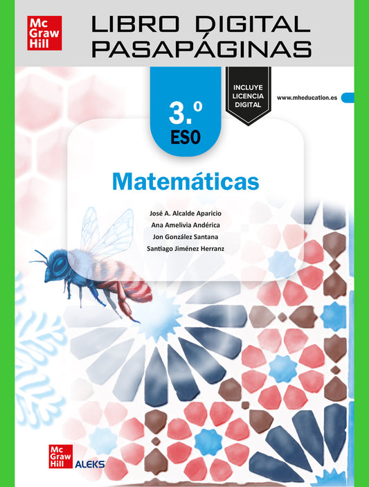 Libro digital pasapáginas Matemáticas 3.º ESO