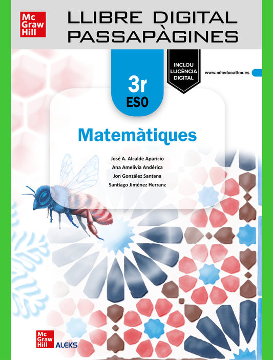 Llibre digital passapàgines Matemàtiques 3r ESO - Mediterrània
