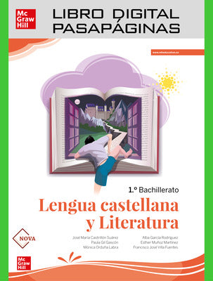 Libro digital pasapáginas Lengua castellana y Literatura 1.º Bachillerato. NOVA