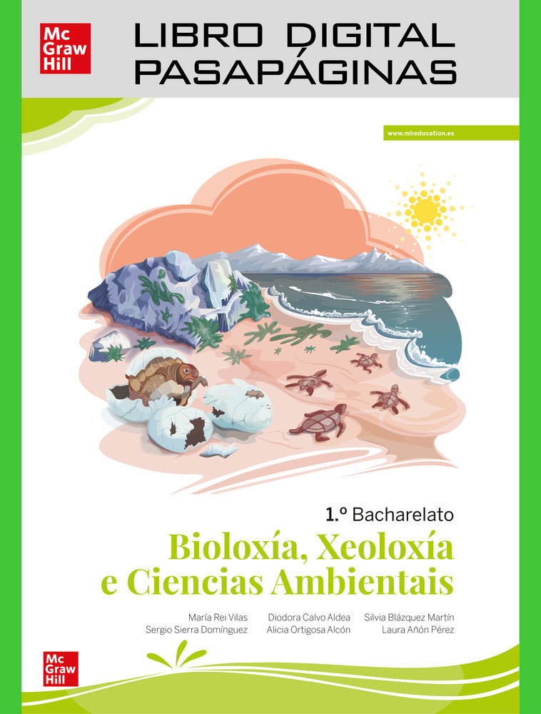 Libro dixital pasapáxinas Bioloxía, Xeoloxía e Ciencias Ambientais 1.º Bacharelato - Galicia