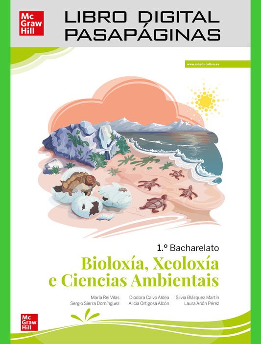 Libro dixital pasapáxinas Bioloxía, Xeoloxía e Ciencias Ambientais 1.º Bacharelato - Galicia