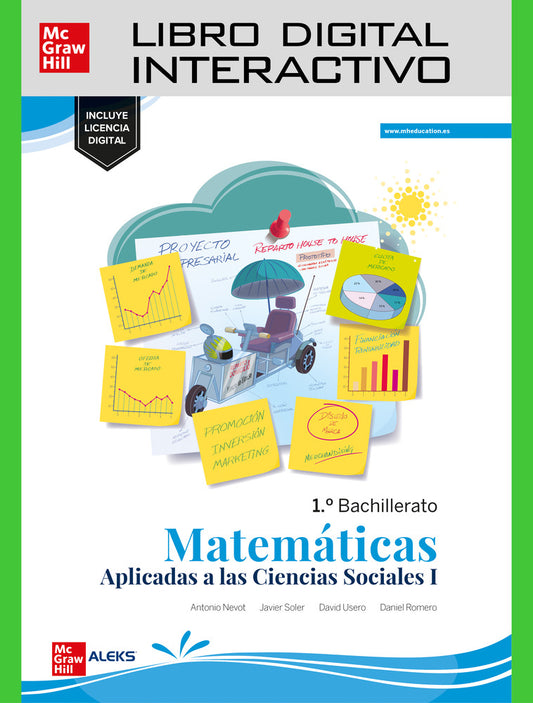 Libro digital interactivo Matemáticas Aplicadas a las Ciencias Sociales 1.º Bachillerato