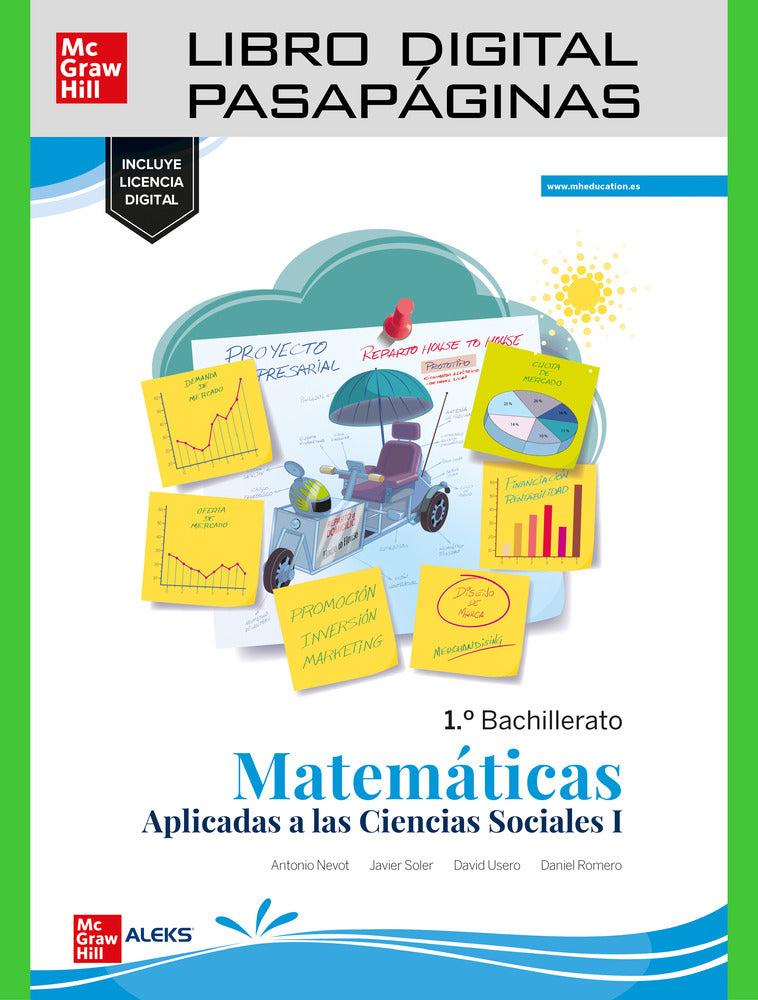 Libro digital pasapáginas Matemáticas aplicadas a las Ciencias Sociales 1.º Bachillerato