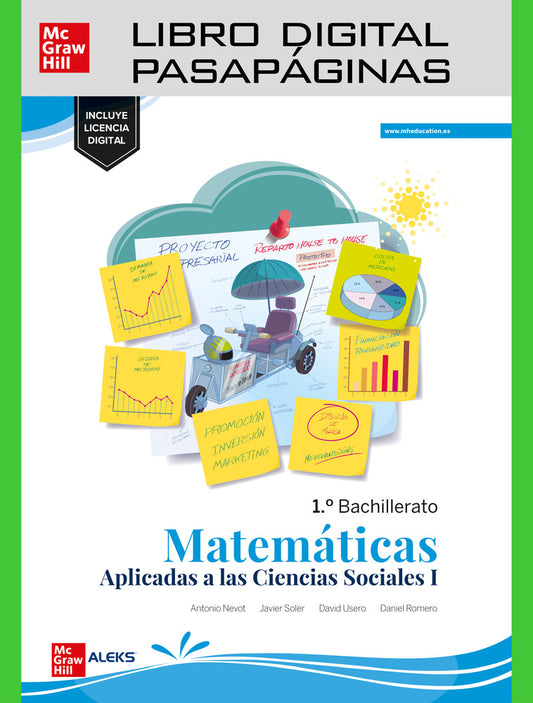 Libro digital pasapáginas Matemáticas aplicadas a las Ciencias Sociales 1.º Bachillerato