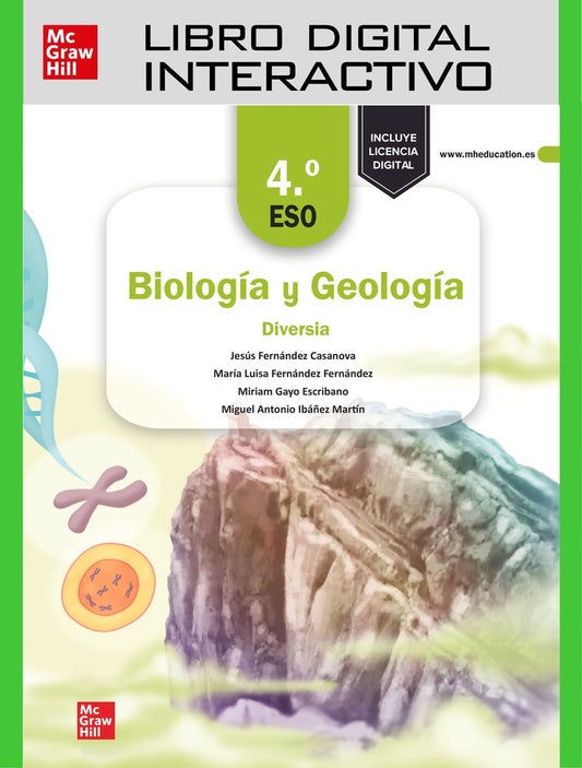 Libro digital interactivo Biología y Geología 4.º ESO - Diversia