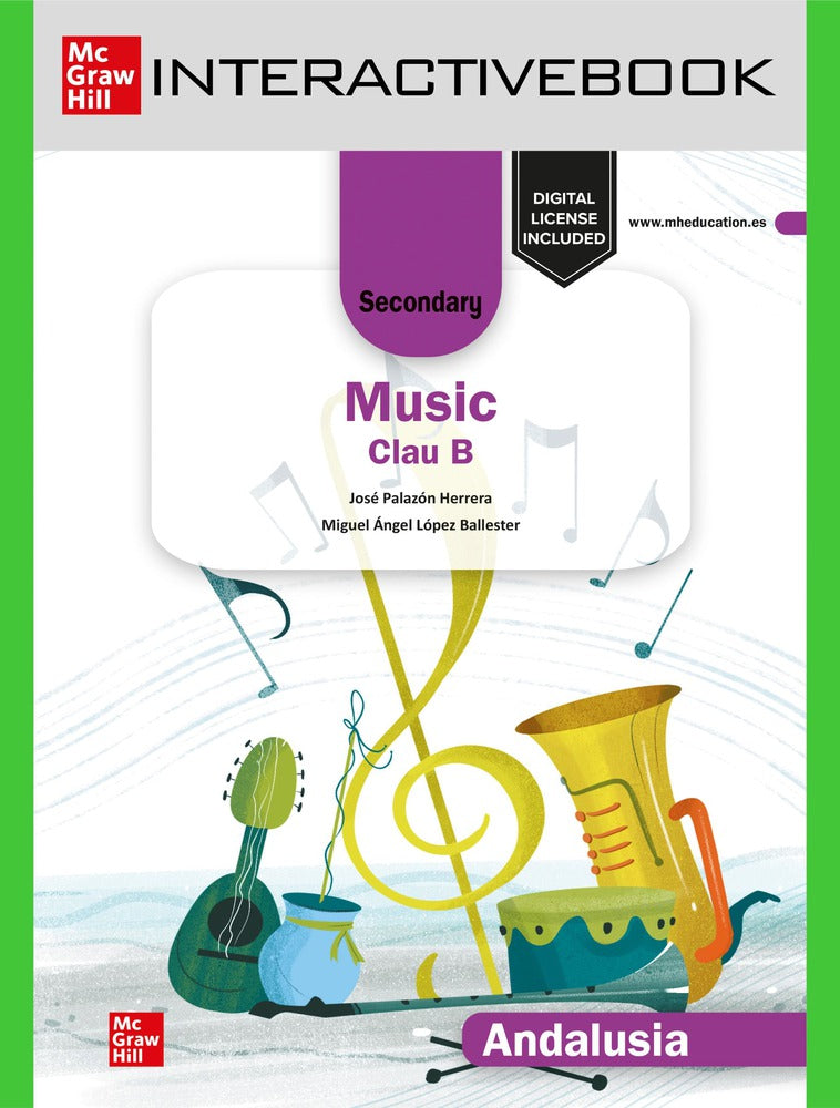 Digital Interactivebook Music B Secondary - CLIL. Andalusia