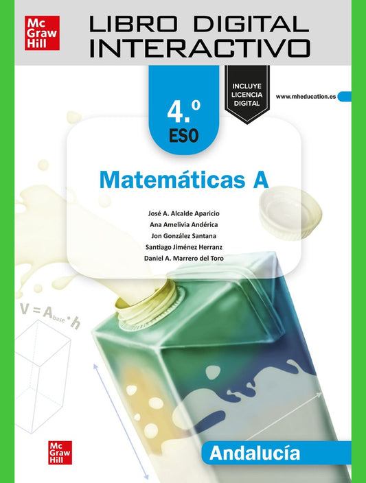 Libro digital interactivo. Matemáticas A 4.º ESO. Andalucía
