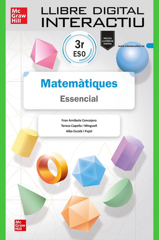 Llibre digital interactiu. Matemàtiques 3r ESO. Essencial