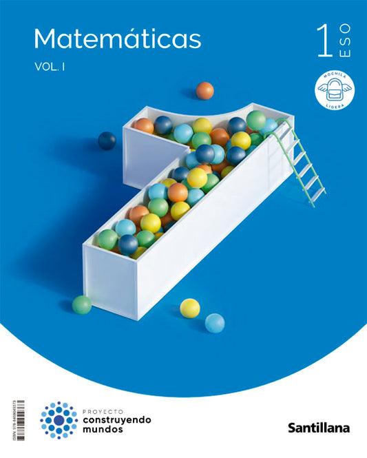MATEMATICAS MOCHILA LIGERA 1 ESO CONSTRUYENDO MUNDOS