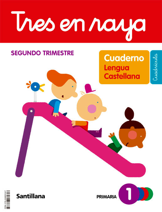 TRES EN RAYA CUADERNO LENGUA CUADRICULA 1 PRIMARIA 2 TRIM