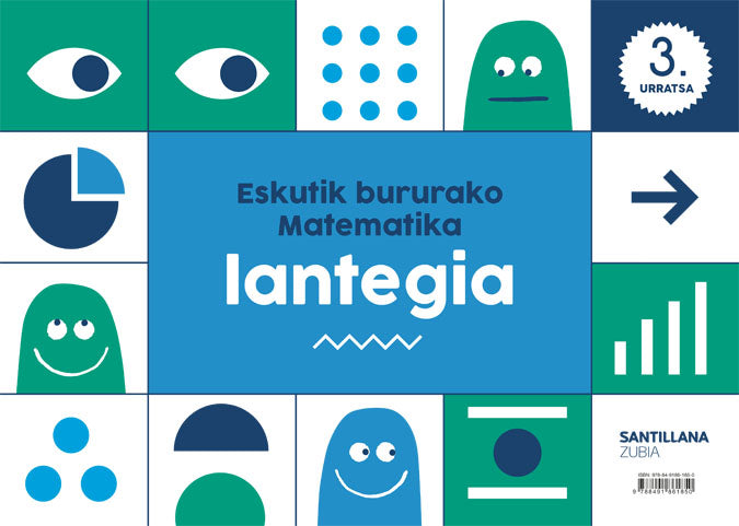 ESKUTIK BURURAKO MATEMATIKA LANTEGIA 3 URRATSA Nuevo