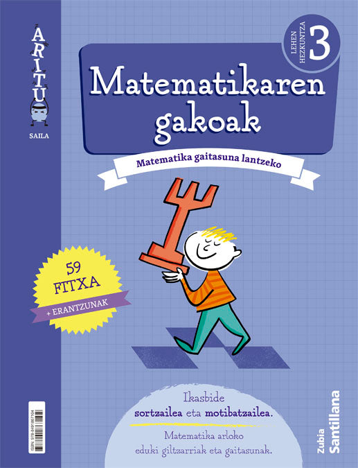 KOADERNOA MATEMATIKAREN GAKOAK ARITU SAILA 3 LEH Nuevo