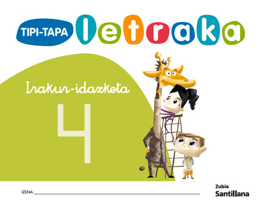 TIPI-TAPA LETRAKA IRAKUR IDAZKETA 4 Nuevo