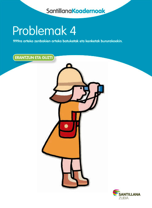 PROBLEMAK 4 SANTILLANA KOADERNOAK Nuevo