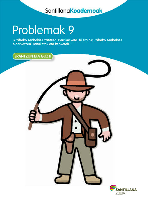 PROBLEMAK 9 SANTILLANA KOADERNOAK Nuevo