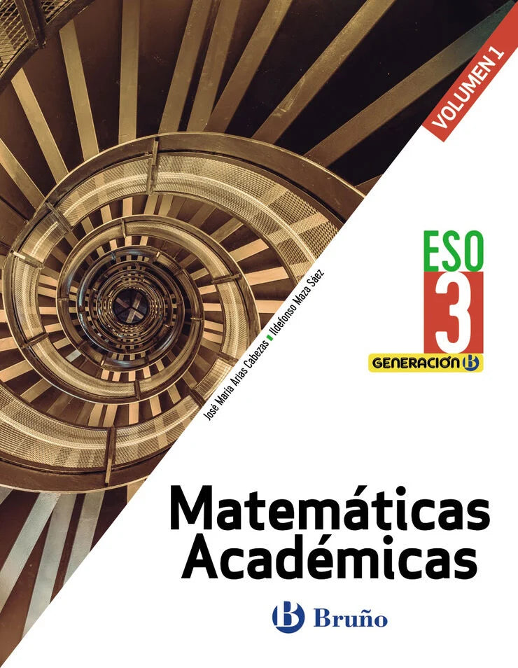 GENERACIÓN B MATEMÁTICAS ACADÉMICAS 3º ESO (3 VOLÚMENES)