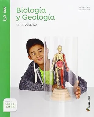 BIOLOGIA Y GEOLOGIA 3 ESO - SERIE OBSERVA (9788468033358)