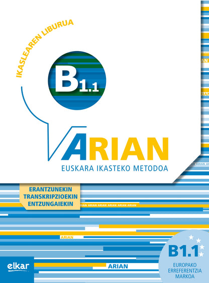 Arian B1.1 Ikaslearen liburua ( +CD audio ) - (Erantzunak eta transkripzioak)