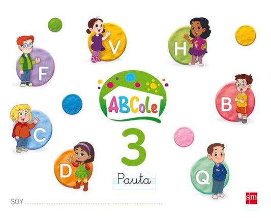Cuaderno de lectoescritura 3, Pauta. ABCole 17