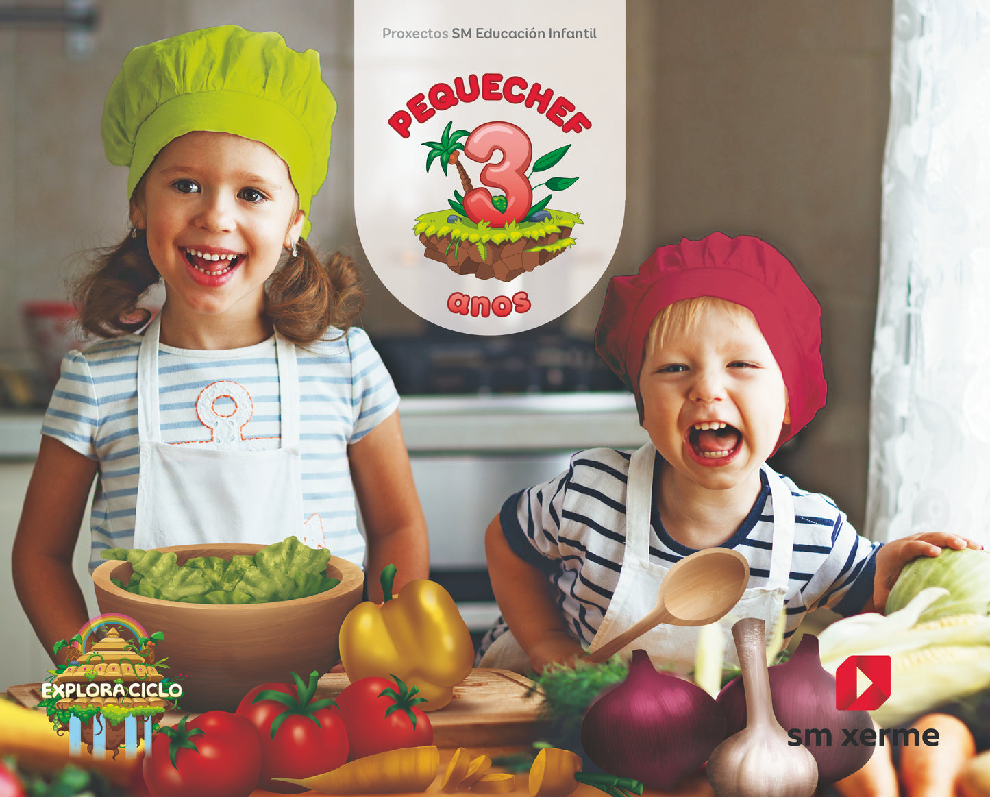 Pequechef. 3 anos.  Explora ciclo