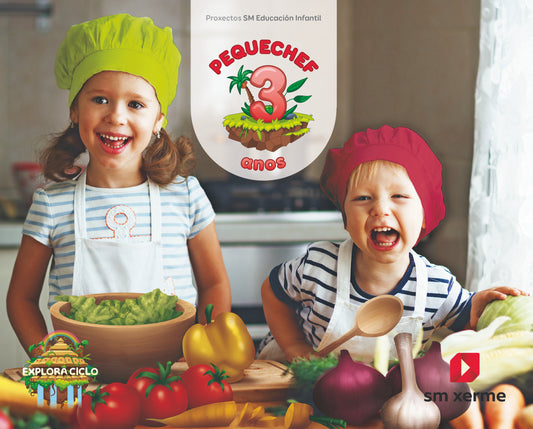 Pequechef. 3 anos.  Explora ciclo