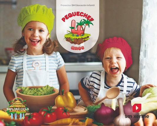 Pequechef. 4 anos.  Explora ciclo