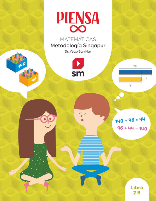 Libro. Piensa infinito. Matemáticas. Metodología Singapur. 2 Primaria