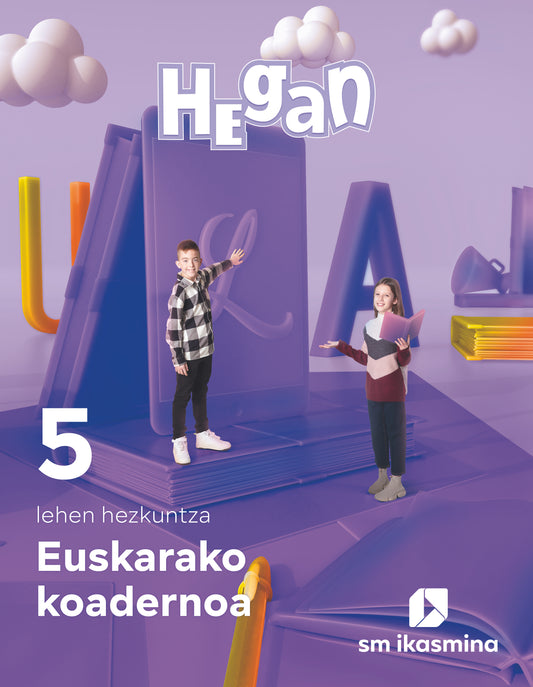 Koadernoa Euskara. Lehen Hezkuntza 5. Hegan