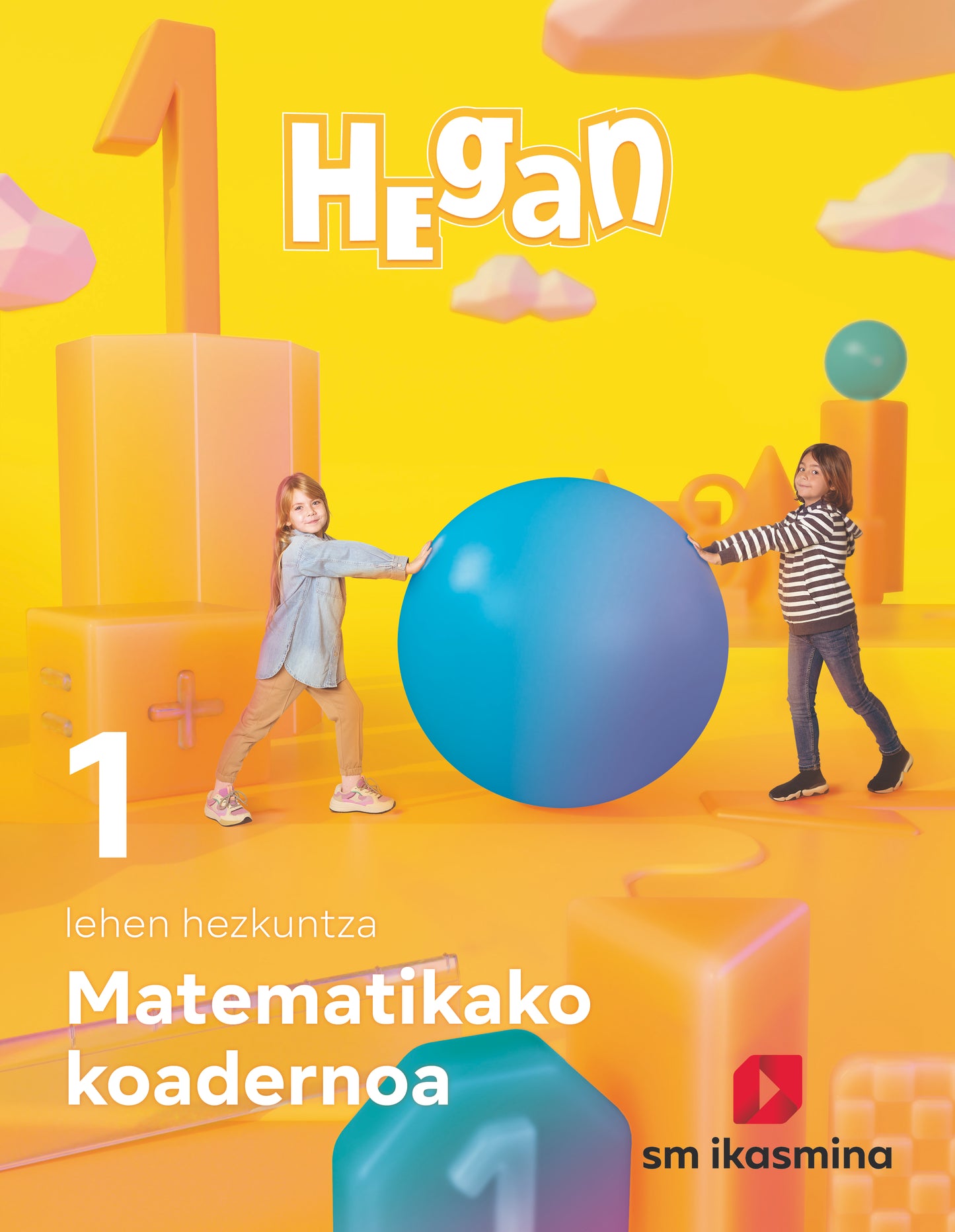 Koadernoa Matematika. Lehen Hezkuntza 1. Hegan