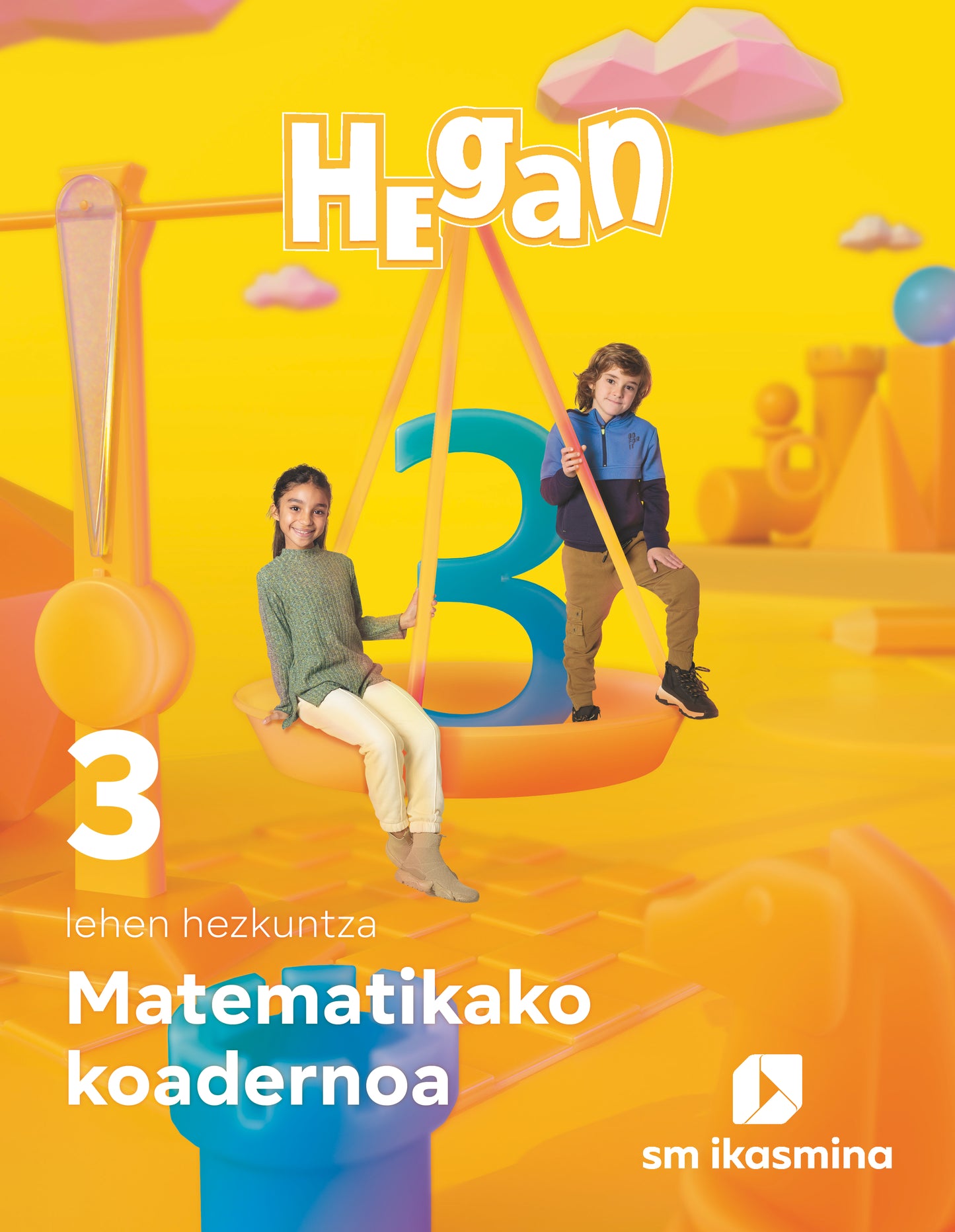Koadernoa Matematika. Lehen Hezkuntza 3. Hegan