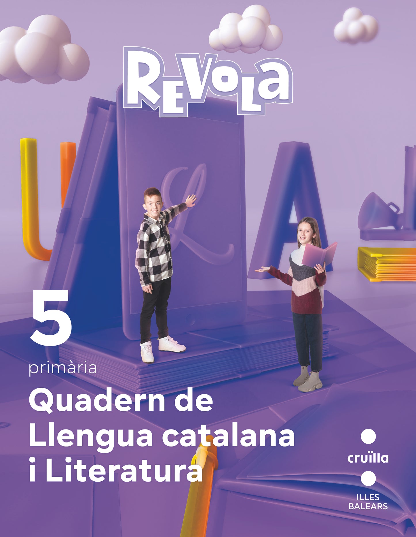 Quadern Llengua catalana i Literatura. 5 Primària. Revola. Illes Balears