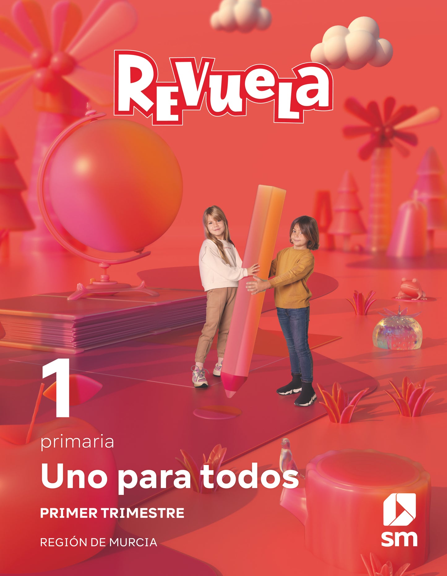 Método globalizado. Uno para todos. 1 Trimestre. 1 Primaria. Revuela. Región de Murcia