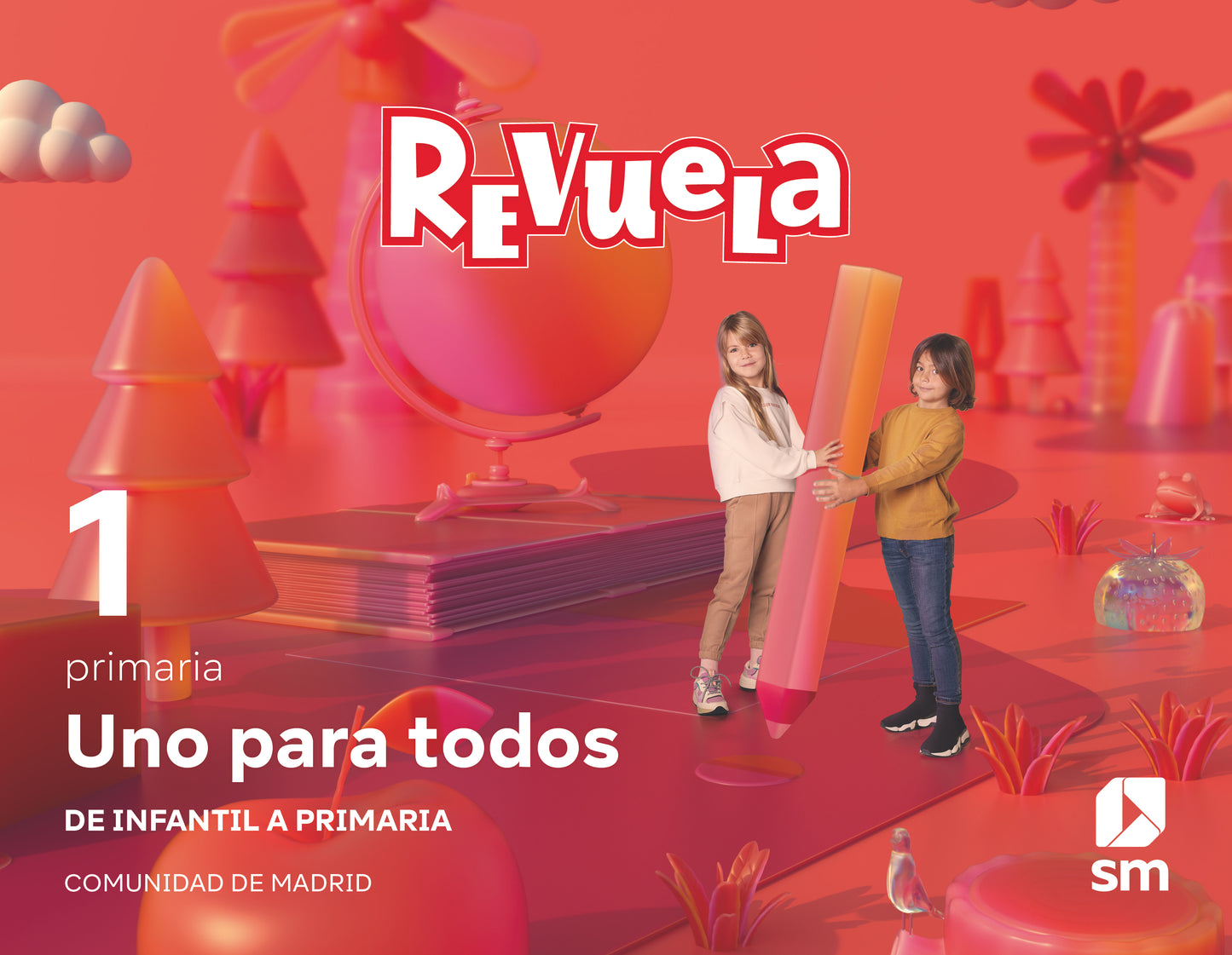 Método globalizado. Uno para todos. 1 Trimestre. 1 Primaria. Revuela. Comunidad de Madrid