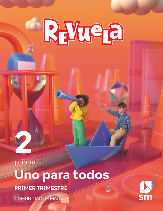 Método globalizado. Uno para todos. 1 Trimestre. 2 Primaria. Revuela. Comunidad de Madrid