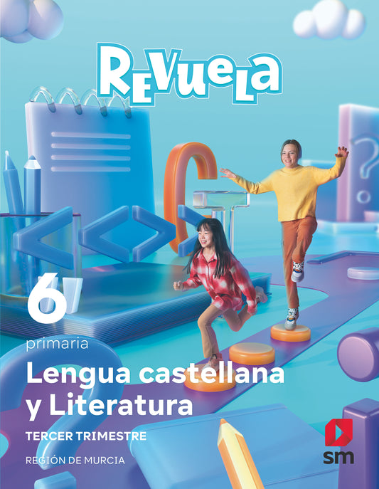 Lengua Castellana y Literatura . 6 Primaria. Trimestres. Revuela. Región de Murcia