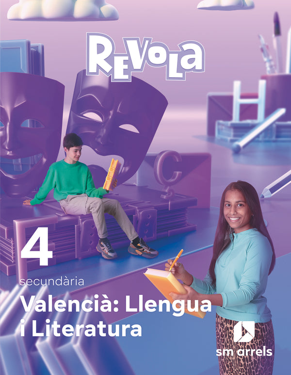 Llengua i Literatura. 4 Secundària. Revola.