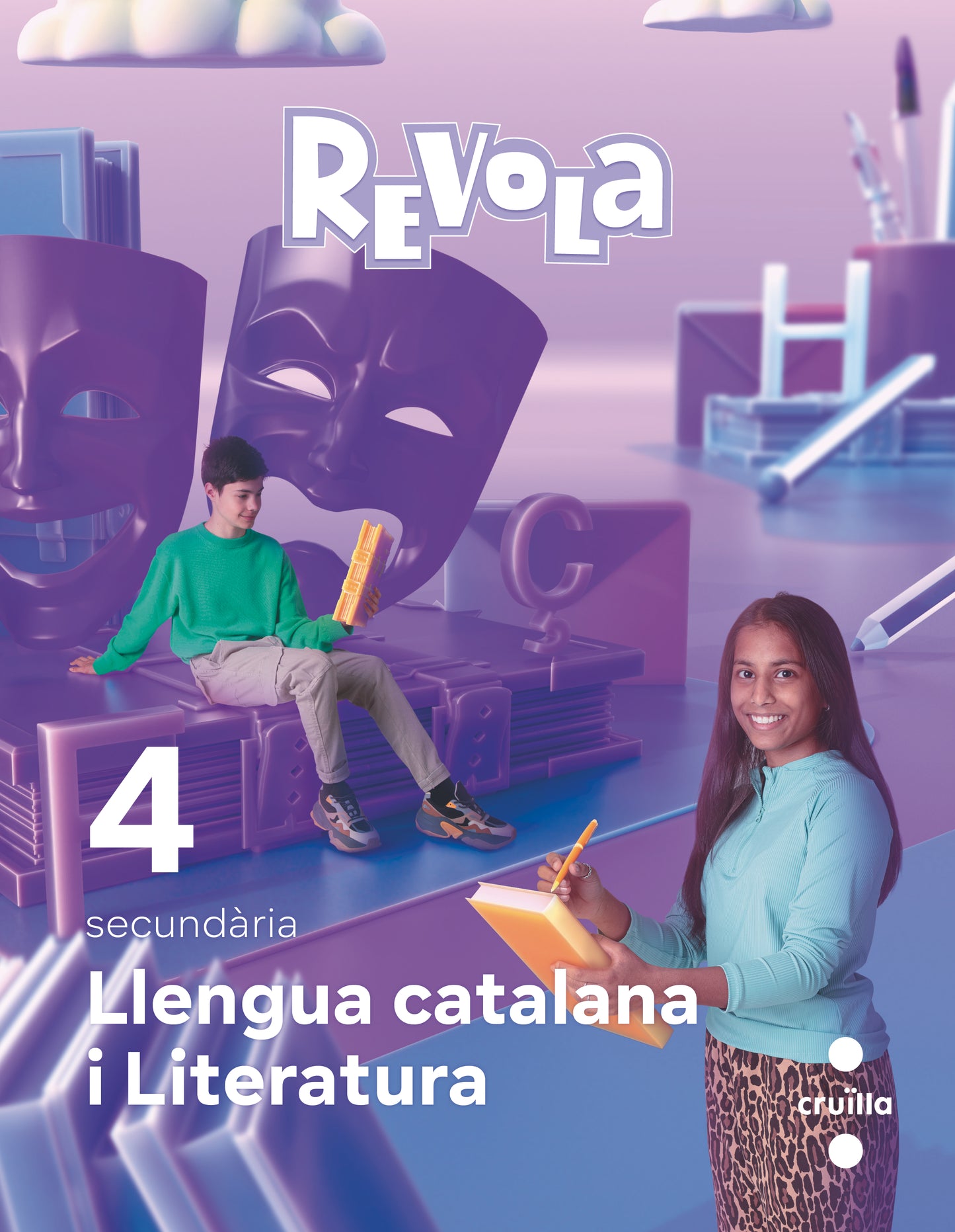 Llengua Catalana i Literatura. 4 Secundaria. Revola. Cruilla