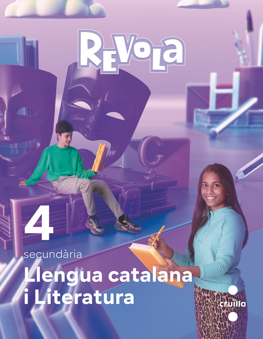 Llengua Catalana i Literatura. 4 Secundaria. Revola. Cruilla