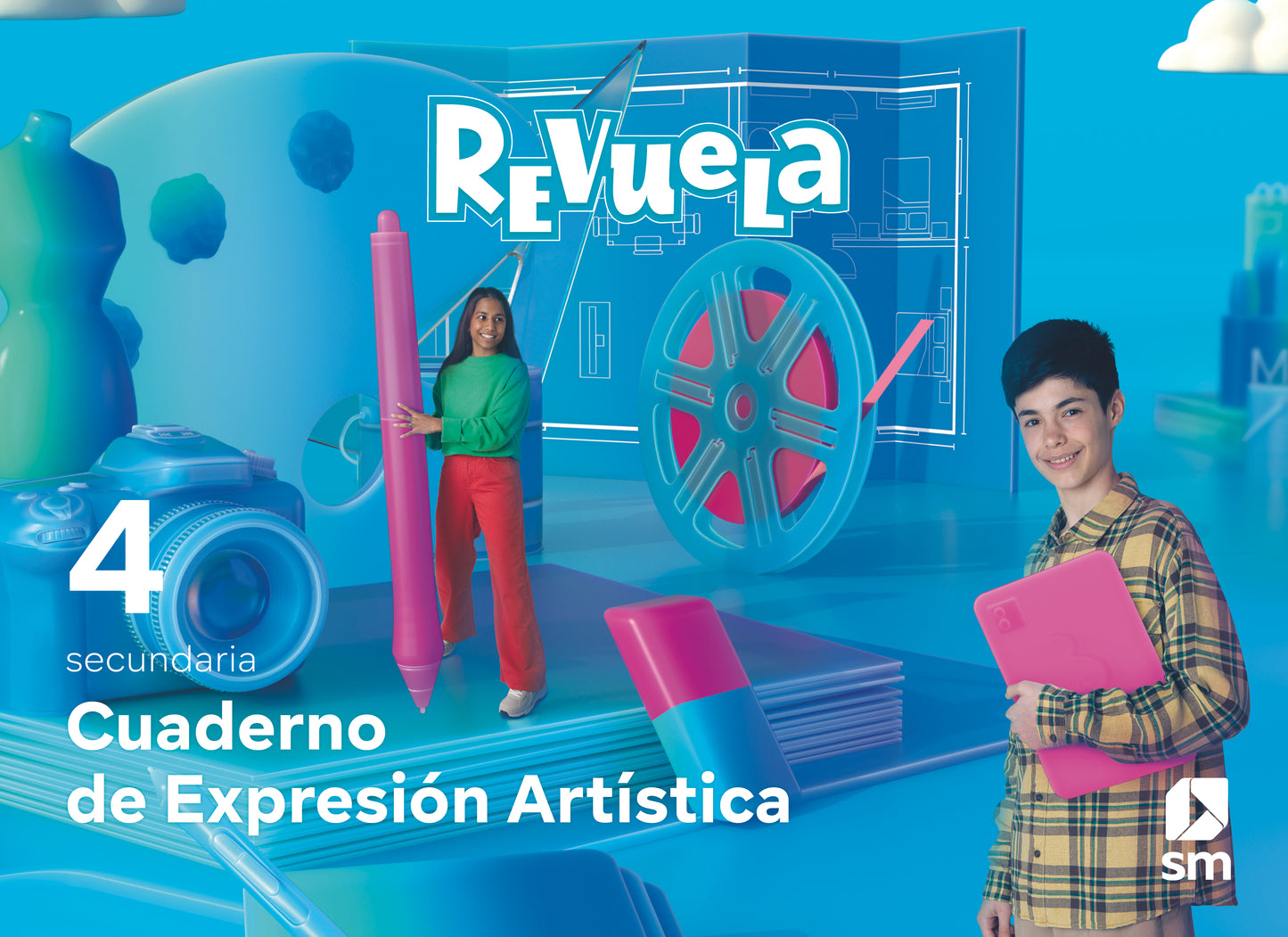 Cuaderno Expresión artística. 4 Secundaria. Revuela