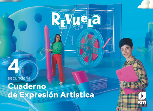 Cuaderno Expresión artística. 4 Secundaria. Revuela