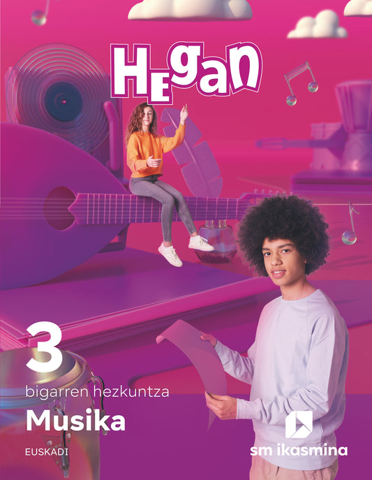 Musika. 3 bigarren hezkuntza. Hegan