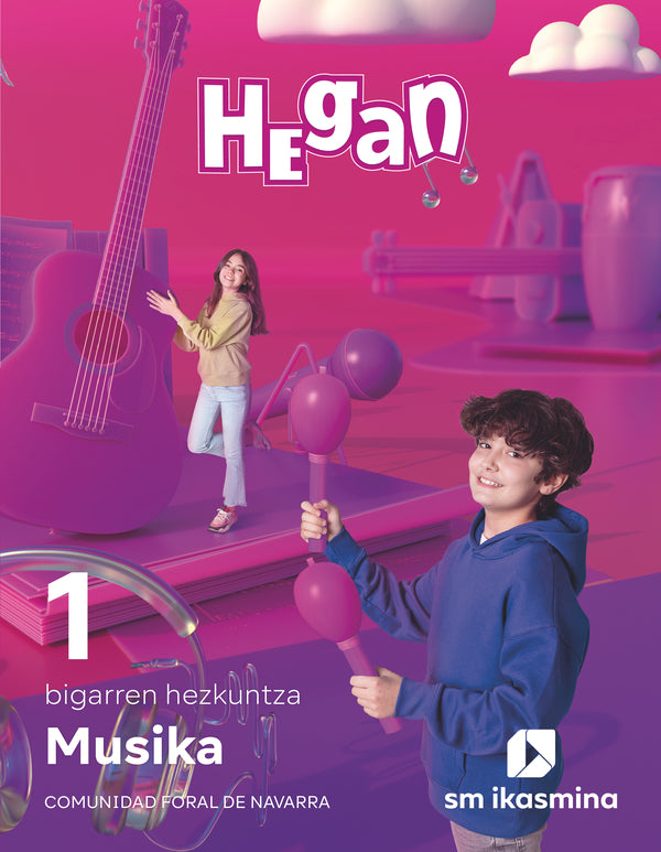 Musika. 1 bigarren hezkuntza. Hean. Comunidad Foral de Navarra