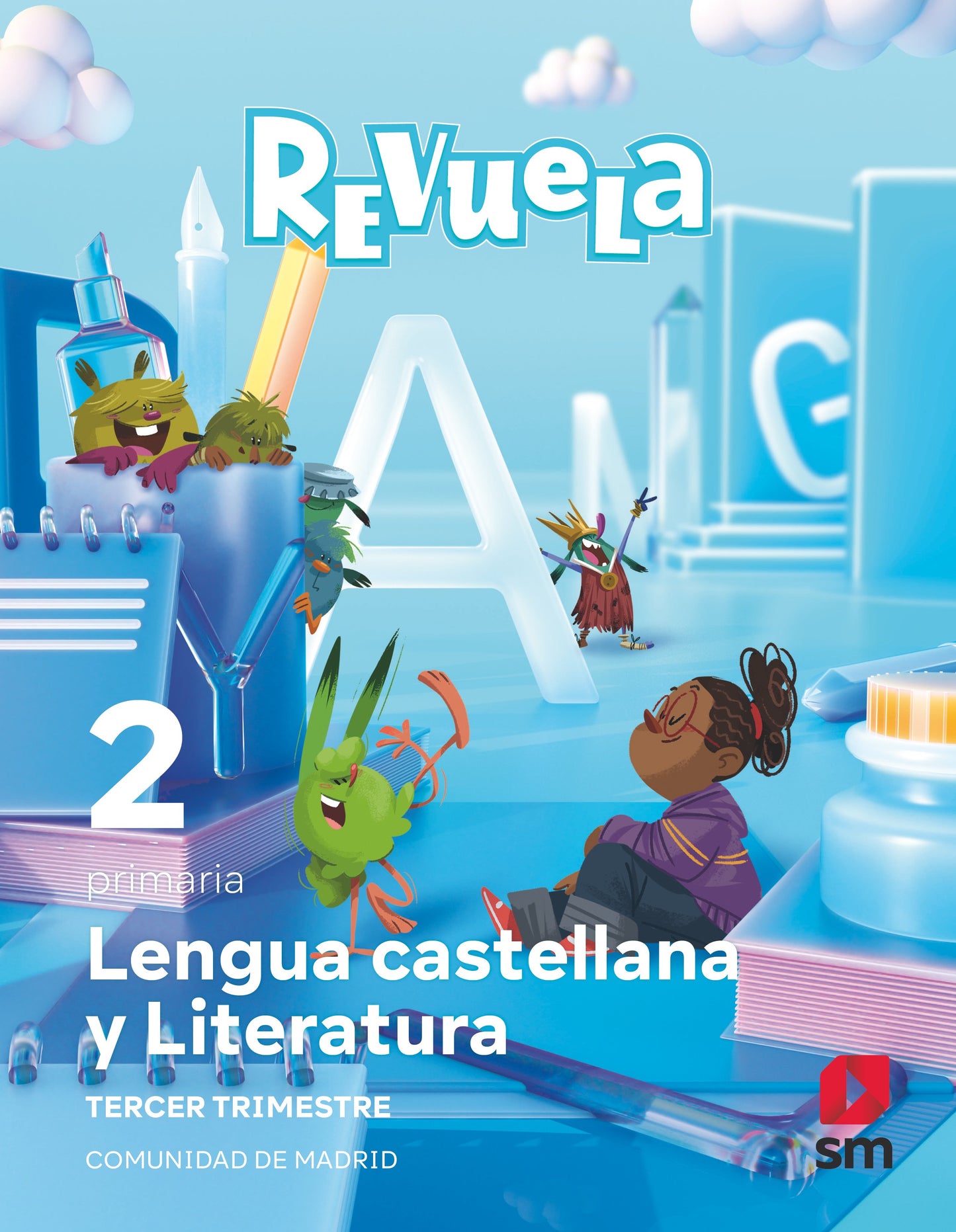 Lengua Castellana y Literatura. 2 Primaria. Trimestres. Revuela. Comunidad de Madrid