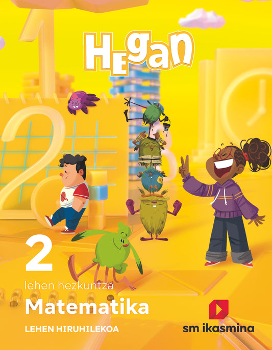 Matematika. Lehen Hezkuntza 2. Hiruhilekoa. Hegan