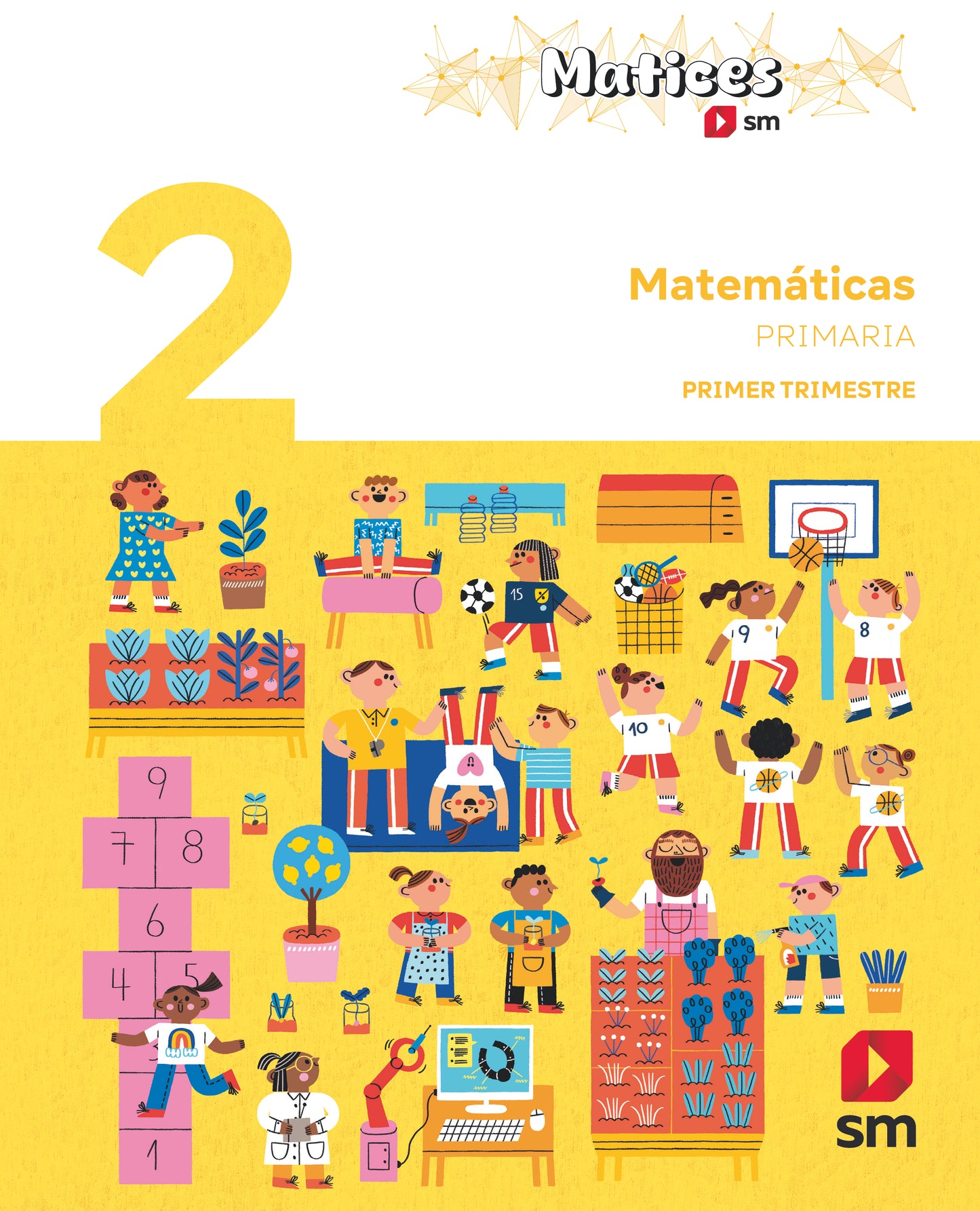 Matemáticas. 2 Primaria. Trimestres. Matices