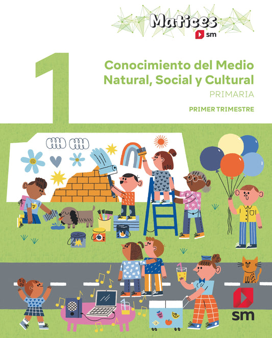 Conocimiento del Medio Natural, Social y Cultural. 1 Primaria. Trimestres. Matices