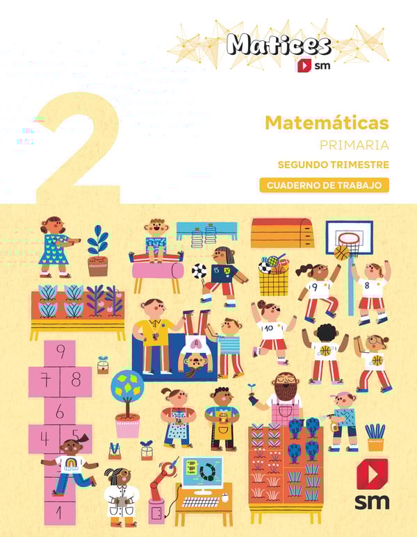Cuaderno de Matemáticas. 2 Primaria. 2 Trimestre. Matices