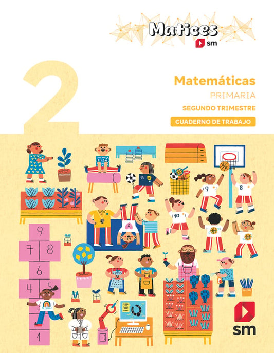 Cuaderno de Matemáticas. 2 Primaria. 2 Trimestre. Matices