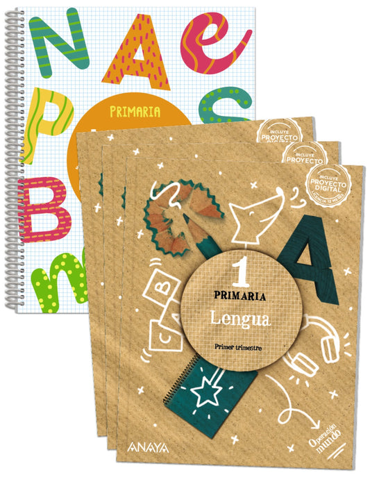 Lengua 1. Cuadrícula. (Incluye Lectoescritura cuadrícula)